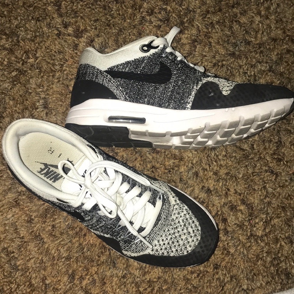 Nike Air Max 1 Ultra Flyknit Oreo White / Black